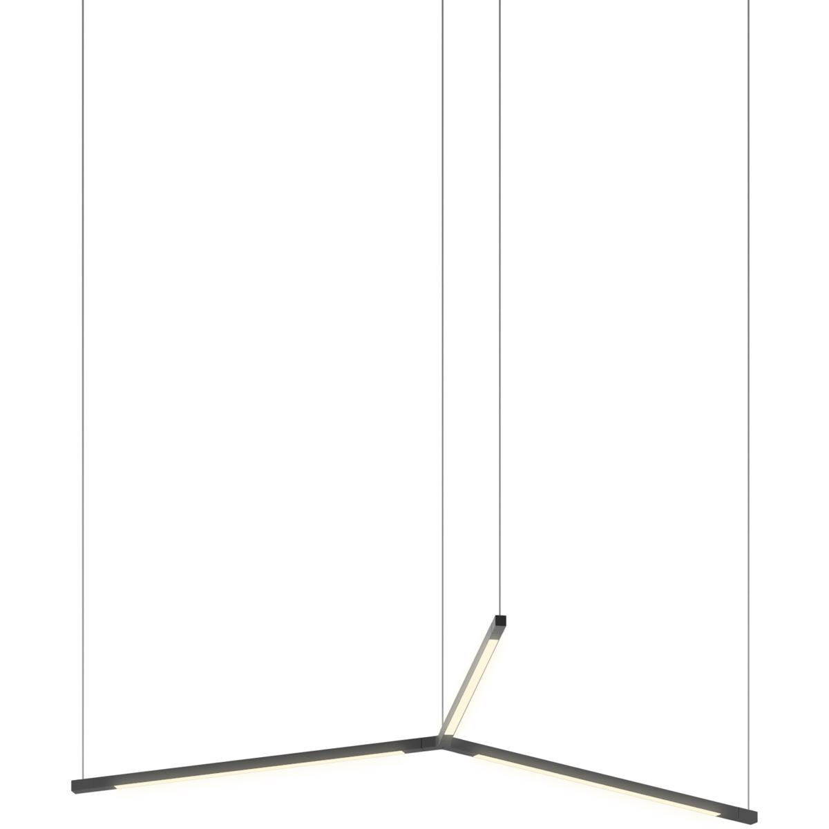 Koncept ZBP-16-TR-SW-MTB-CNP Z-Bar LED 27.3 inch Matte Black Pendant Ceiling Light, Trio